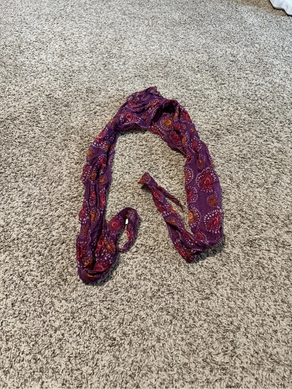 Set of 3 Scarves- Women's Purple Scarves